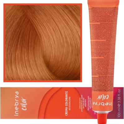 Inebrya Color - farba krem koloryzujący do włosów, 100ml 8/42 | Jasny Bursztynowy Blond