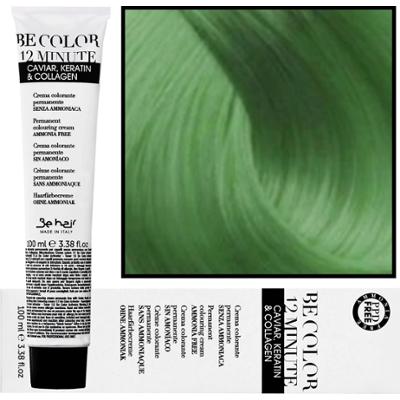 Be Hair Be Color 12 minute - farba do włosów bez amoniaku, 100ml Green | Zielony