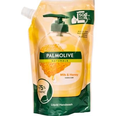 Palmolive Milk&Honey - miodowe, delikatne mydło w paczce do uzupełnienia 500ml