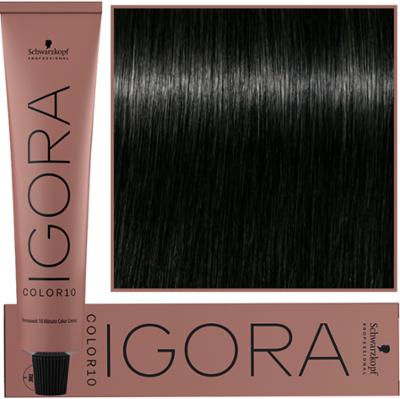 Schwarzkopf Professional Igora Royal Color 10 – 10-minutowa farba do włosów, 60ml 3-0 | Ciemny Brąz Naturalny