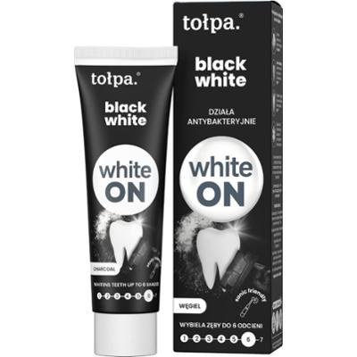 tołpa. black white pasta do zębów, 75 ml