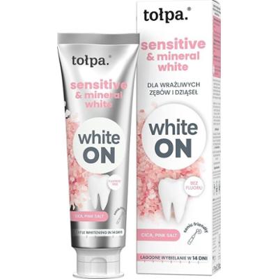tołpa. sensitive & mineral white pasta do zębów dla wrażliwych zębów i dziąseł, 75 ml​