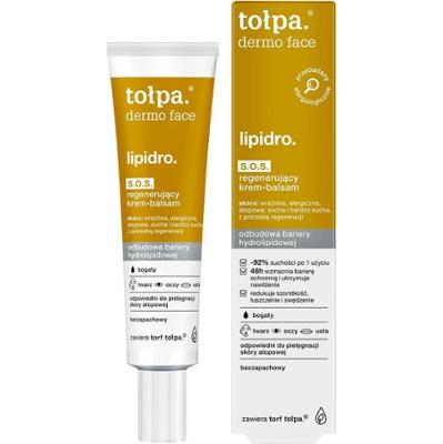 tołpa. lipidro. S.O.S regenerujący krem-balsam, 40 ml