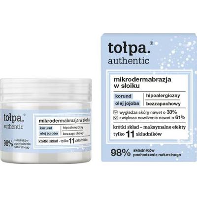 tołpa. authentic mikrodermabrazja w słoiku, 65 g