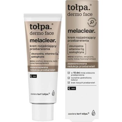 tołpa. melaclear. krem rozjaśniający przebarwienia na noc, 40 ml