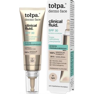 tołpa. clinical fluid. podkład przeciw niedoskonałościom 01 LIGHT, 25 ml