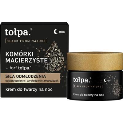 tołpa. black from nature krem do twarzy na noc, 50 ml