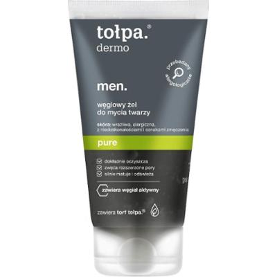 tołpa. pure. węglowy żel do mycia twarzy, 150 ml