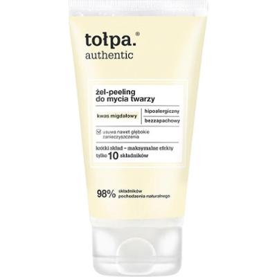 tołpa. authentic żel-peeling do mycia twarzy, 150 ml