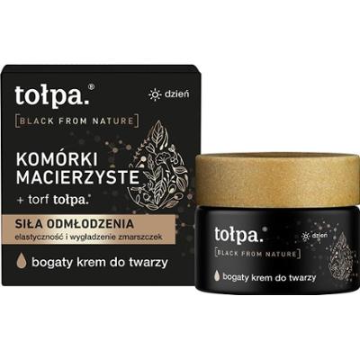 tołpa. black from nature bogaty krem do twarzy, 50 ml