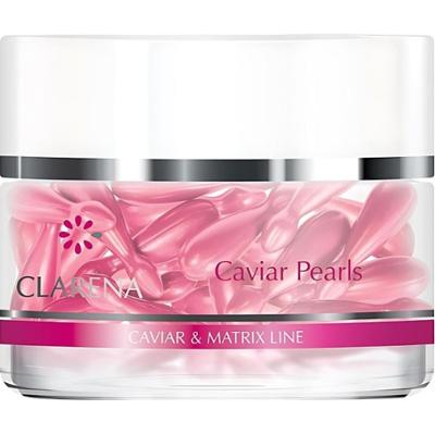 Perły do pielęgnacji twarzy - serum - Clarena - CAVIAR MATRIX LINE - Caviar Pearls - 30 szt.