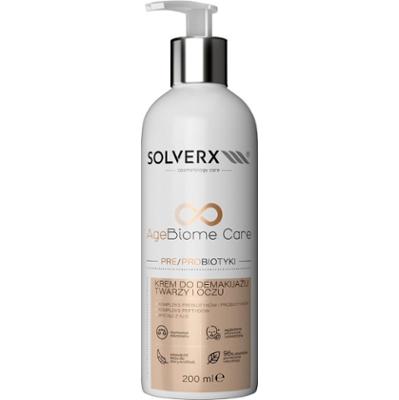Krem do demakijażu twarzy i oczu - Solverx - AgeBiome Care - 200 ml