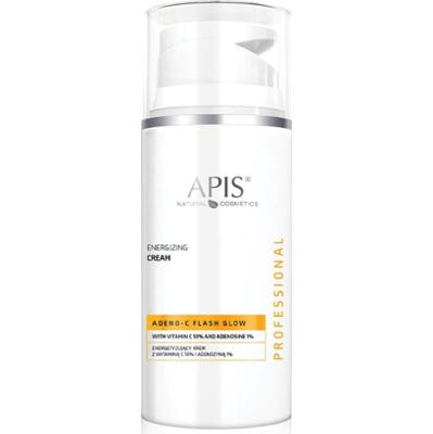 Energetyzujący krem do twarzy z witaminą C i adenozyną - Apis Adeno-C Flash Glow - 100 ml
