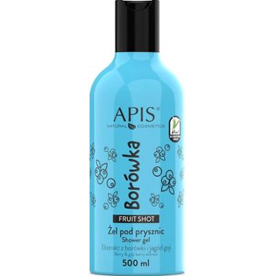 Borówkowy żel pod prysznic - Apis Fruit Shot - 500 ml