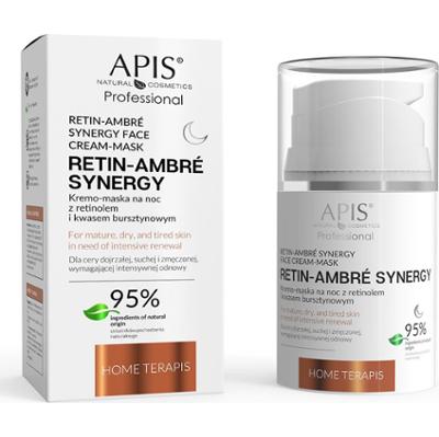 Kremo-maska na noc z retinolem i kwasem bursztynowym - Apis Retin-Ambre Synergy - 50 ml