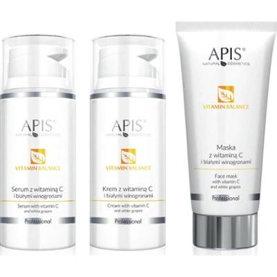 Zestaw kosmetyków z witaminą C Apis Vitamin Balance serum, krem i maska