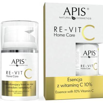 Zestaw Apis Professional RE-VIT C Home Care esencja + krem na noc