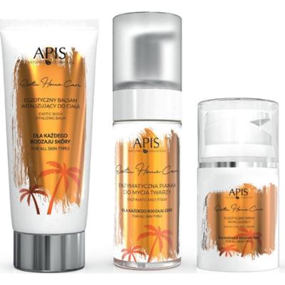 Zestaw do twarzy i ciała Apis Exotic Home Care balsam, pianka, krem