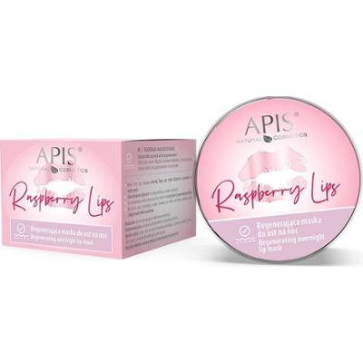 Regenerująca maska do ust na noc - Apis Raspberry Lips - 10 ml