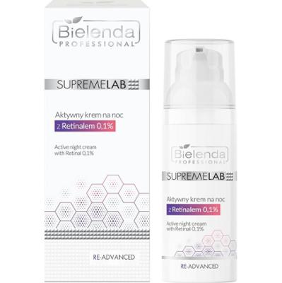 Aktywny krem na noc z Retinalem 0,1% - Bielenda Supremelab Re-Advanced - 50 ml
