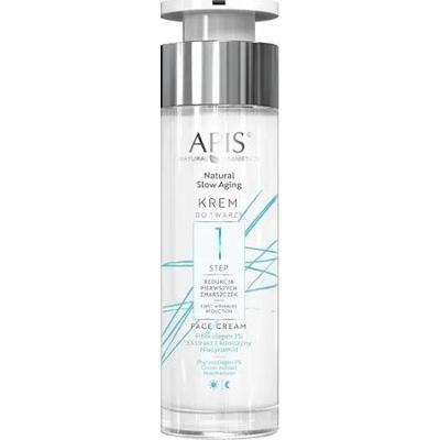 Krem do twarzy - STEP 1 Redukcja Pierwszych Zmarszczek - Apis Natural Slow Aging - 50 ml