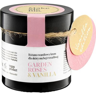 Różano-waniliowy krem dla skóry suchej i wrażliwej - Make Me Bio - Garden Roses & Vanilla - 60 ml
