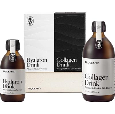 Zestaw Hyaluron Drink i Collagen Drink - Proceanis - Collagen Drink Day & Night - 700 ml
