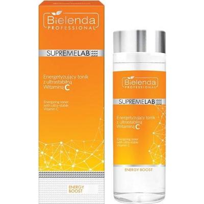 Energetyzujący tonik ze stabilną witaminą C Bielenda Supremelab Energy Boost 200 ml