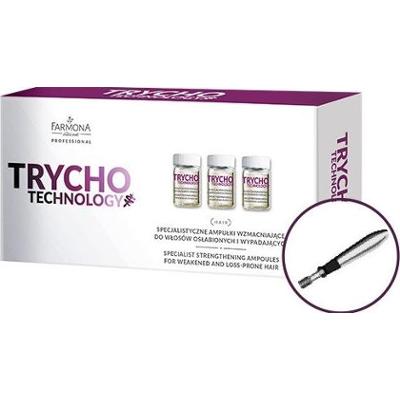 Specjalistyczne ampułki wzmacniające do włosów osłabionych i wypadających Farmona Professional Trycho Technology 10 x 5 ml