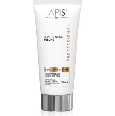 Depigmentujący peeling z kwasem traneksamowym 1% i ficyną - Apis Depiq Pro System - 200 ml