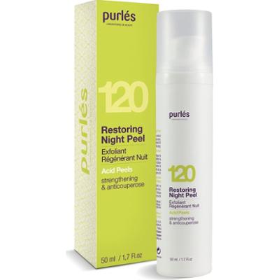 Purles 120 Restoring Night Peel Eksfoliujący Krem Wzmacniający 50 ml