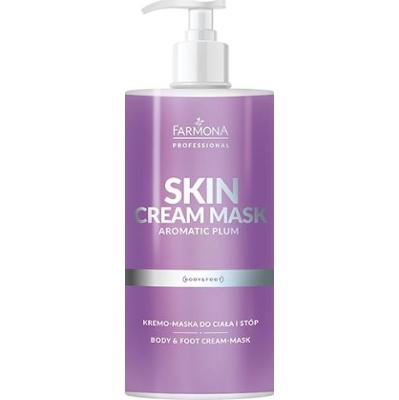 Kremo-maska do ciała i stóp - Farmona Professional - Skin Cream Mask Aromatic Plum - 500 ml