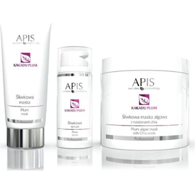 Zestaw Apis Kakadu Plum zabieg rewitalizujący, maska kremowa i algowa, serum