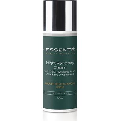 Odnawiający krem dla mężczyzn na noc z kwasami AHA - Essente Night Recovery Cream - 50 ml