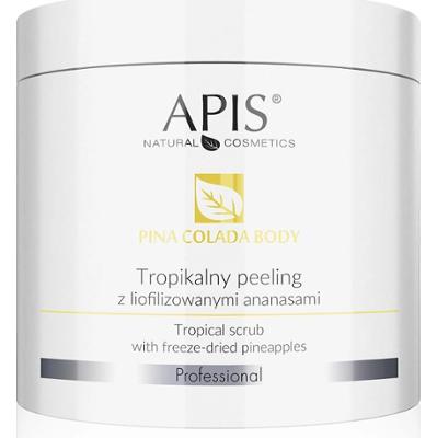 Tropikalny peeling na cellulit z liofilizowanymi ananasami Apis Pina Colada Antycellulit 650 g