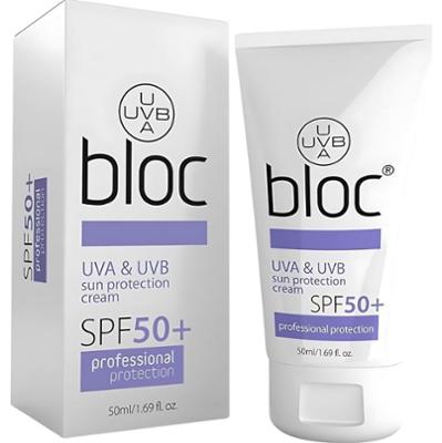 Krem z filtrami UVA i UVB SPF 50+ - BLOC Cream - 50 ml