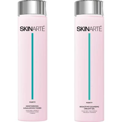Zestaw Skinarte Purity - tonik i żel do twarzy