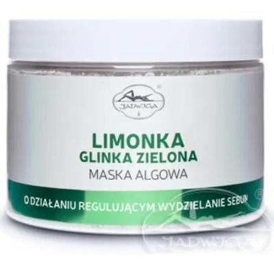 Maska algowa do cery trądzikowej, tłustej, mieszanej Jadwiga Limonka i Glinka Zielona 500 ml