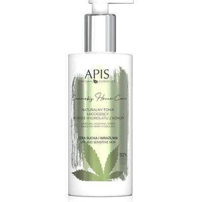 Naturalny tonik łagodzący na bazie hydrolatu z konopi Apis Cannabis 300 ml