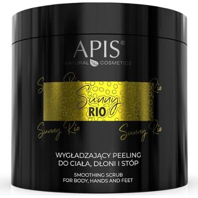 Wygładzający peeling do ciała, dłoni i stóp - Apis Sunny Rio - 700 g