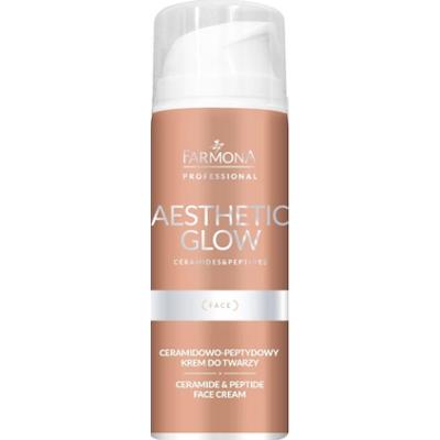 Ceramidowo-peptydowy krem do twarzy - Farmona Aesthetic Glow - 150 ml