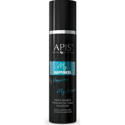 Nawilżająca mgiełka do ciała i włosów - Apis My Happiness - 150 ml