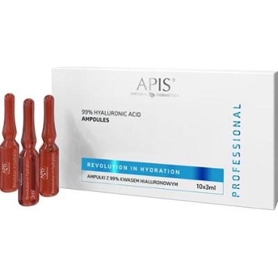Ampułki z kwasem hialuronowym 4D 99% - Apis Rewolucja w Nawilżeniu - 10 x 3 ml