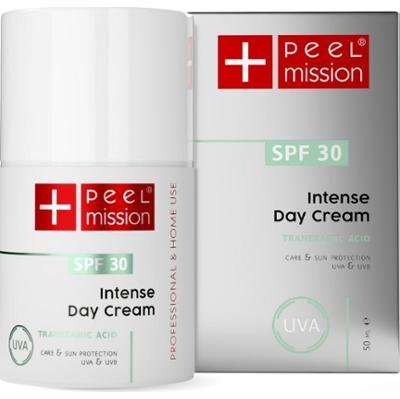 Krem na dzień z kwasem traneksamowym - przebarwienia i rumień - filtry SPF 30 - Peel Mission - Intense - Day Cream SPF30 Tranexamic Acid - 50 ml