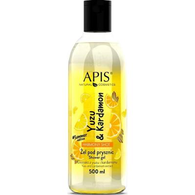 Żel pod prysznic Yuzu&Cardamon - Apis Harmony Shot - 500 ml