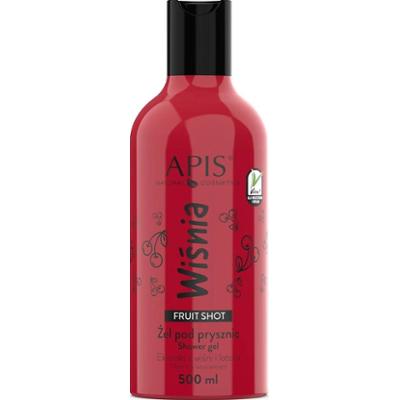 Wiśniowy żel pod prysznic - Apis Fruit Shot - 500 ml