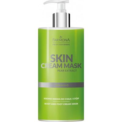 Kremo-maska do ciała i stóp - Farmona Professional - Skin Cream Mask Pear Extract - 500 ml