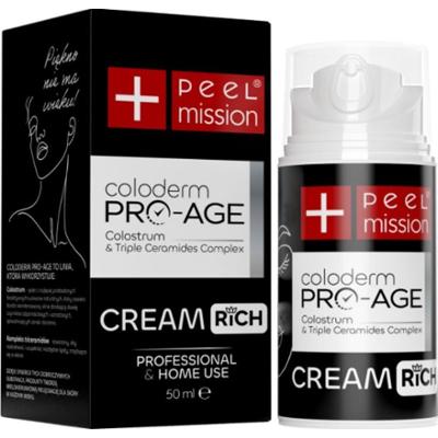Krem regenerujący z colostrum dla bardzo suchej skóry - Peel Mission - Coloderm Pro Age Cream - Rich - 50 ml