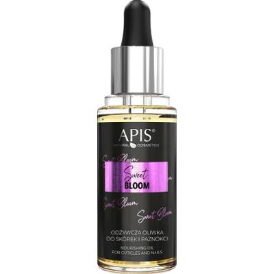 Odżywcza oliwka do skórek i paznokci - Apis Sweet Bloom - 30 ml