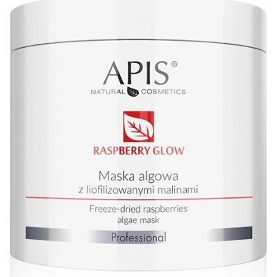 Maska algowa z liofilizowanymi malinami Apis Raspberry Glow 200 g